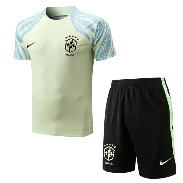 Camiseta Entrenamiento Brasil Conjunto Completo 2022/23 Verde